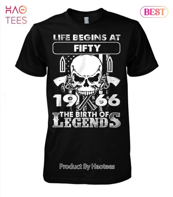 [Over 630+ Sold] Life Begins At 50 – 1966 Unisex T-Shirt